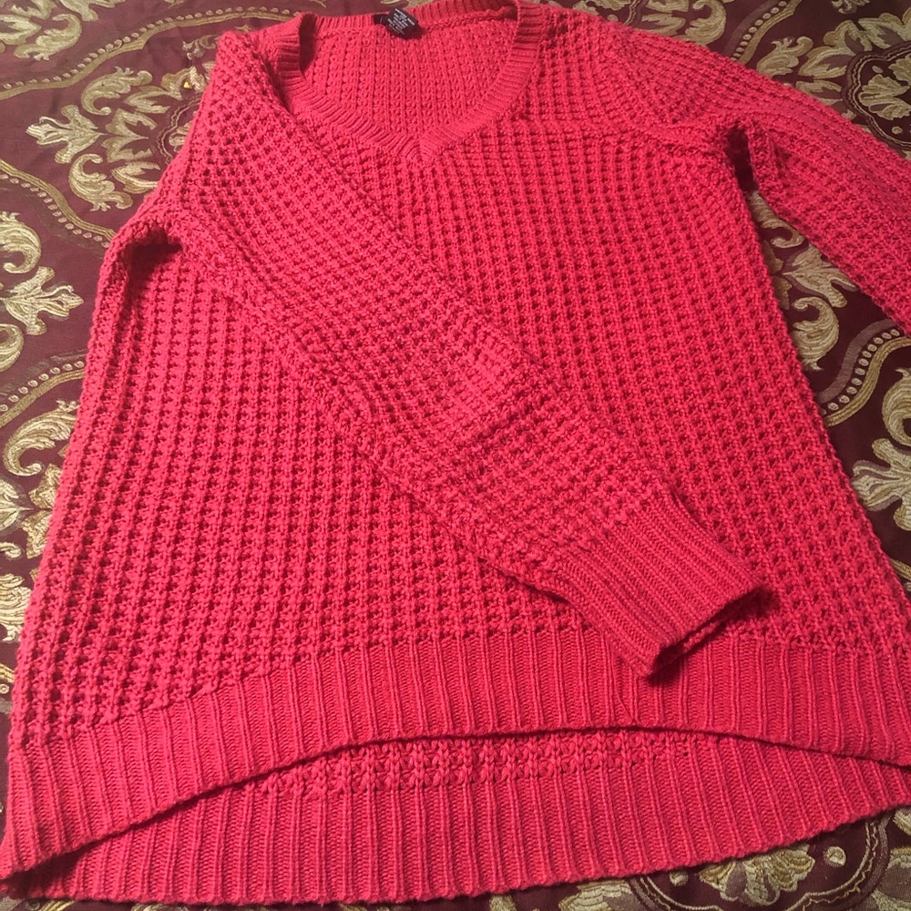 High low sweater